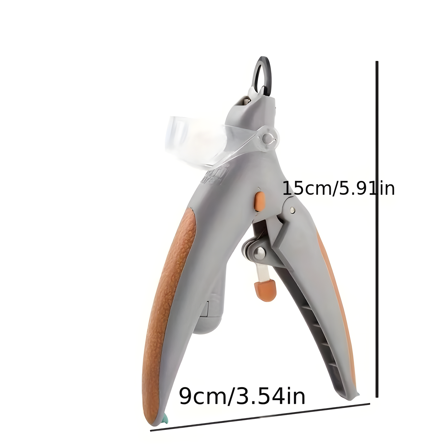 LED Lighted Pet Nail Clipper with Anti-Splash Guard & Nail Trapper for Cats & Small Dogs