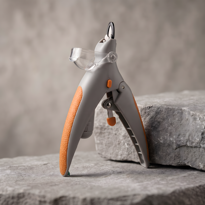 LED Lighted Pet Nail Clipper with Anti-Splash Guard & Nail Trapper for Cats & Small Dogs