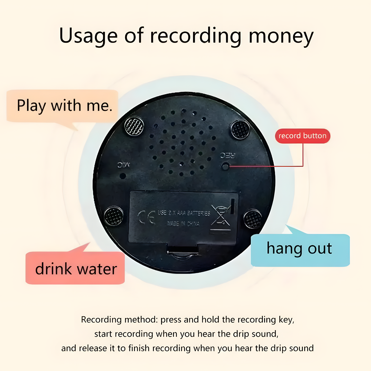 Recordable Pet Training Buzzer Buttons - Talking Buttons for Dogs & Cats